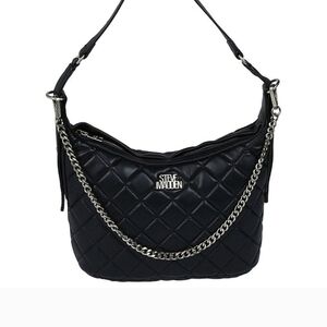 Steve Madden Black Quilted Shoulder Bag